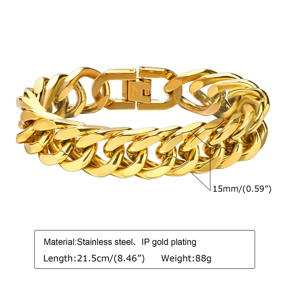PULSERAS DE ESLABONES CUBANA