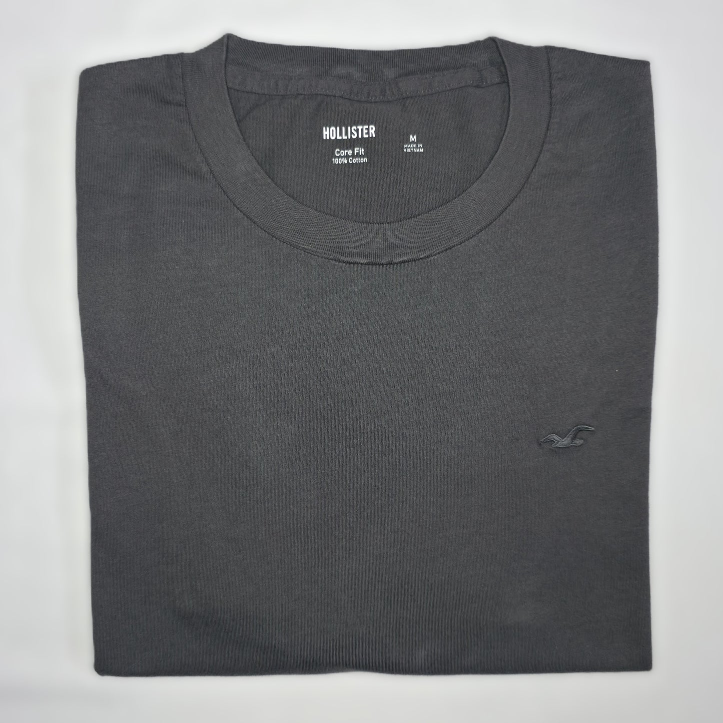 FRANELA GRIS OSCURO CON LOGO
