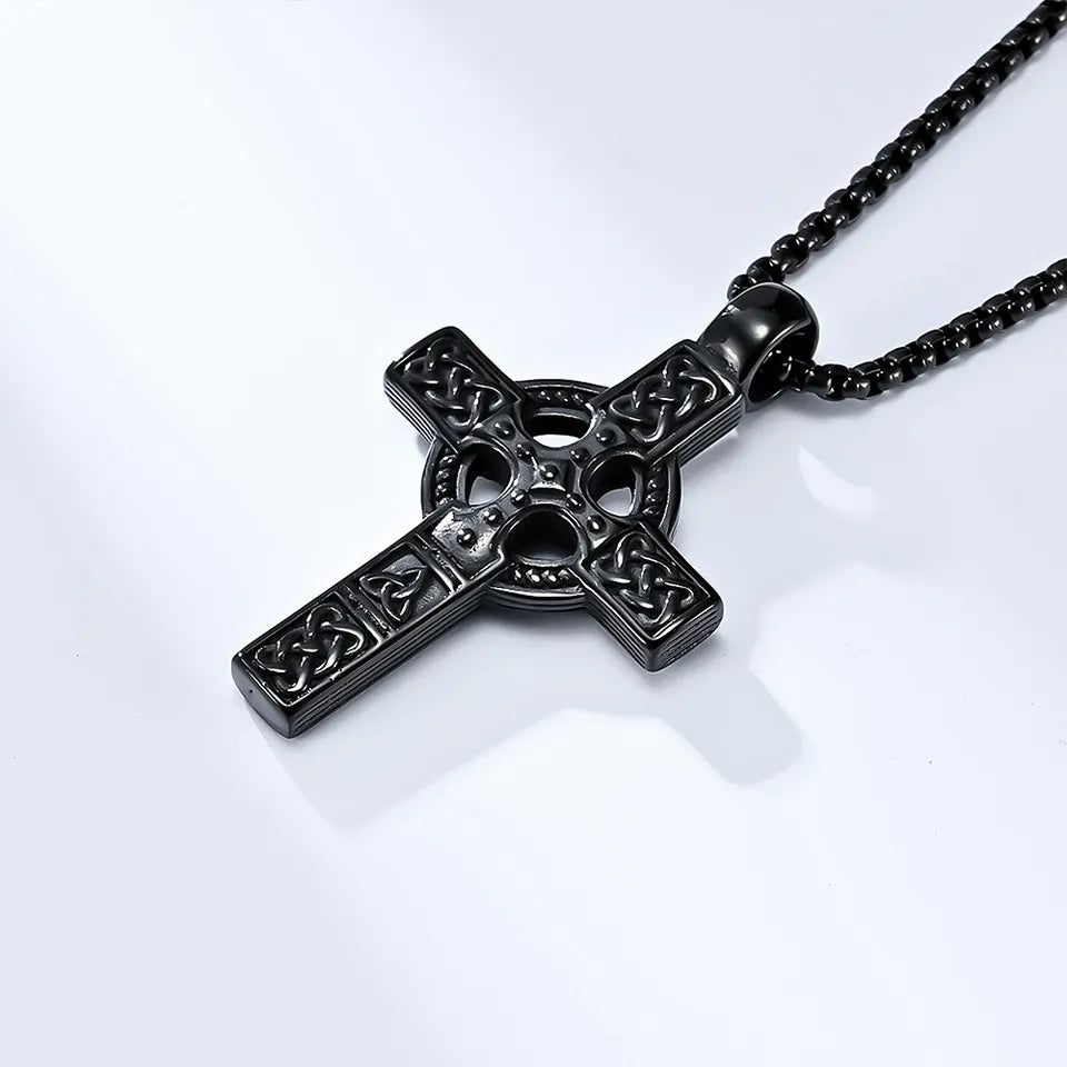 COLLAR CRUZ NUDO NORDICO