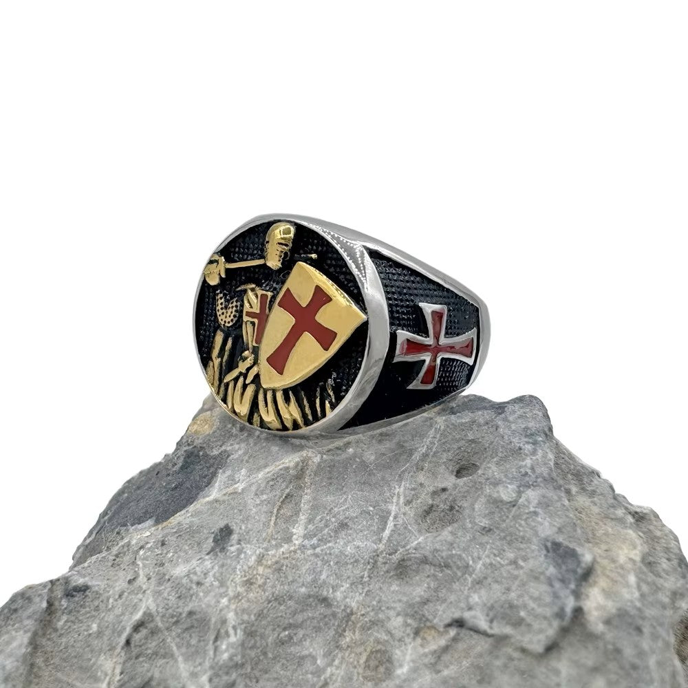 ANILLOS SOLDADO CON ESCUDO
