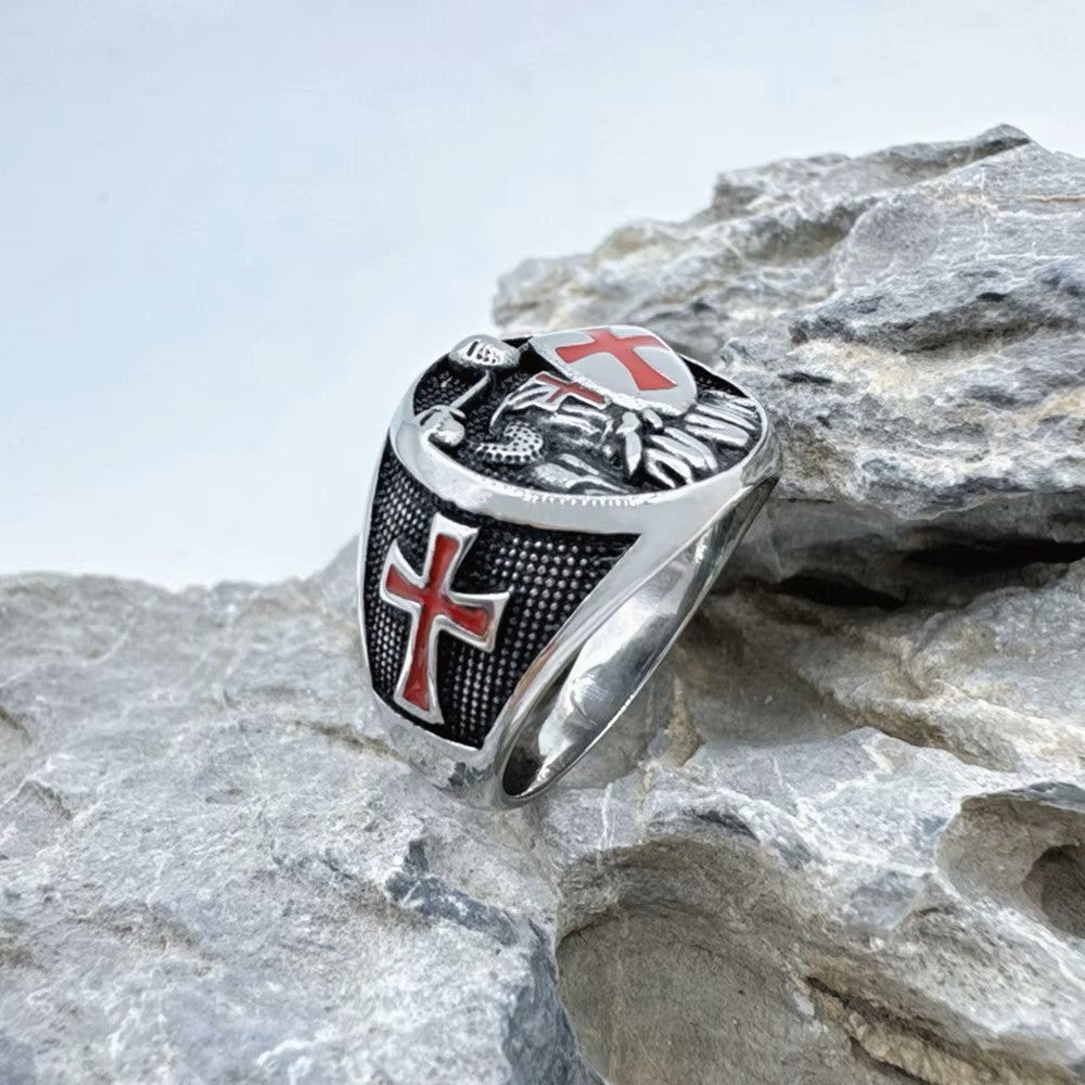 ANILLOS SOLDADO CON ESCUDO