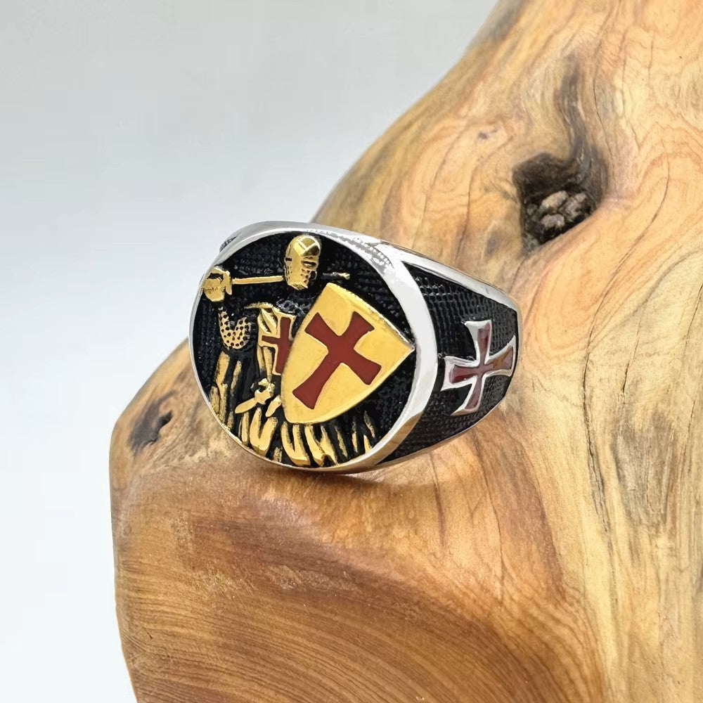 ANILLOS SOLDADO CON ESCUDO