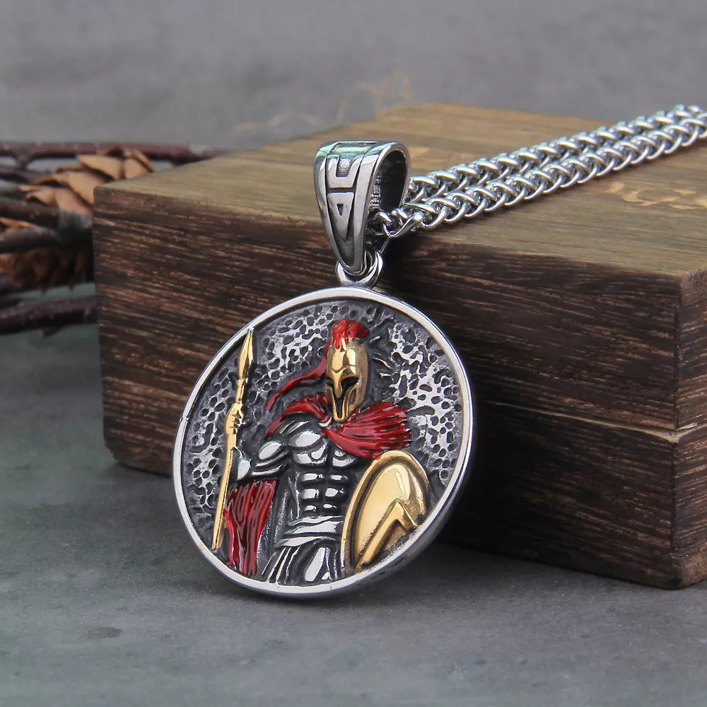 COLLAR ESCUDO ESPARTANO