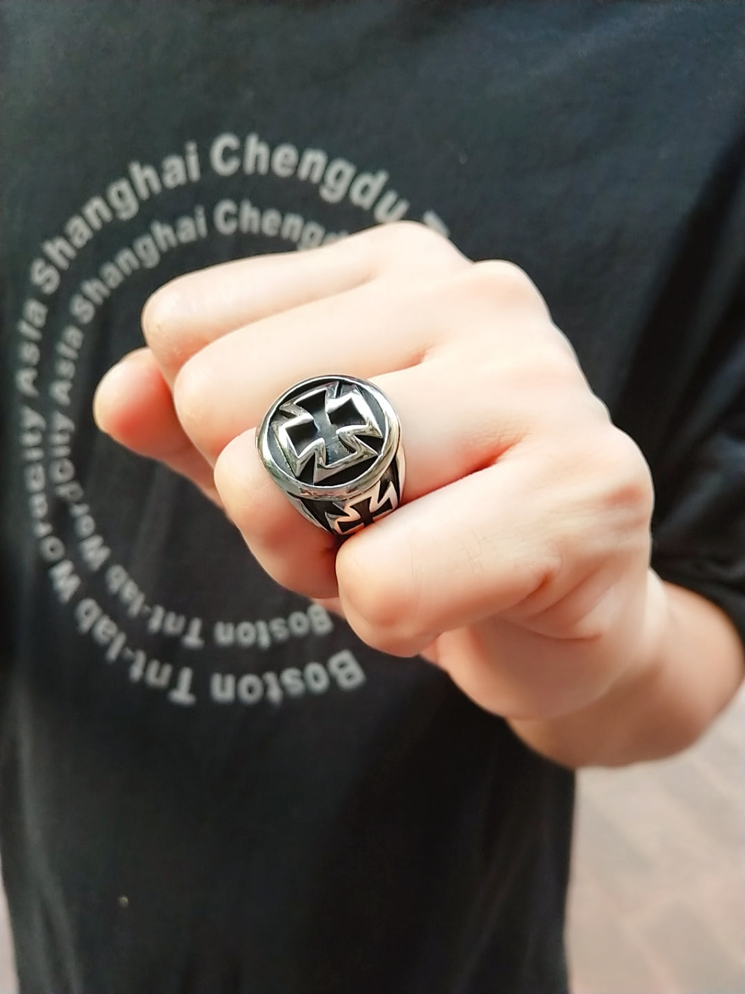 ANILLO CRUZ TEMPLARIA