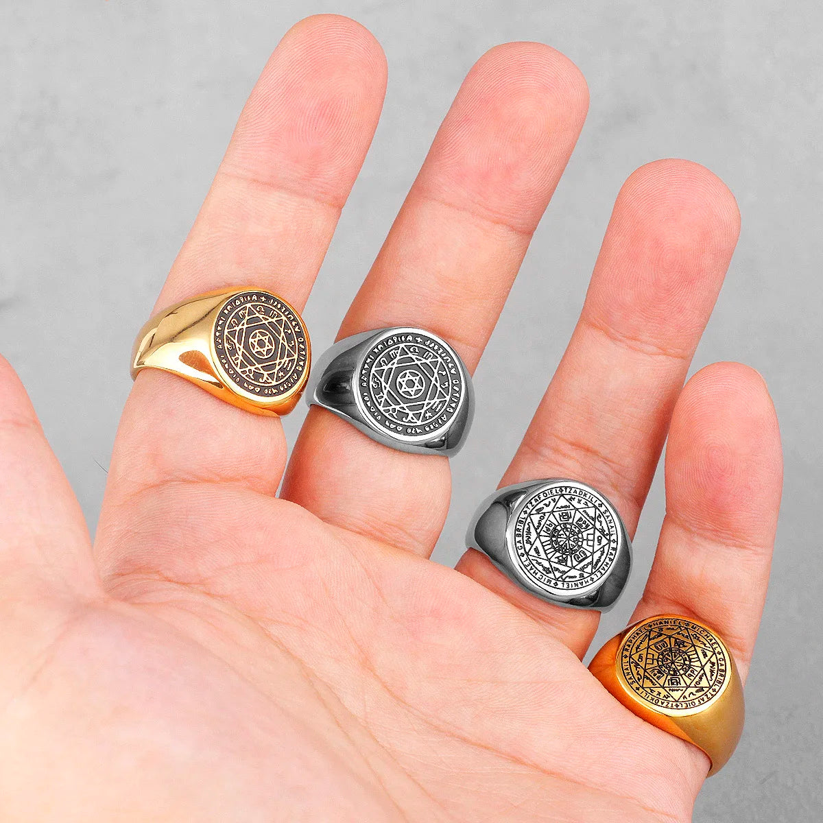 ANILLO SELLO 7 ARCANGELES
