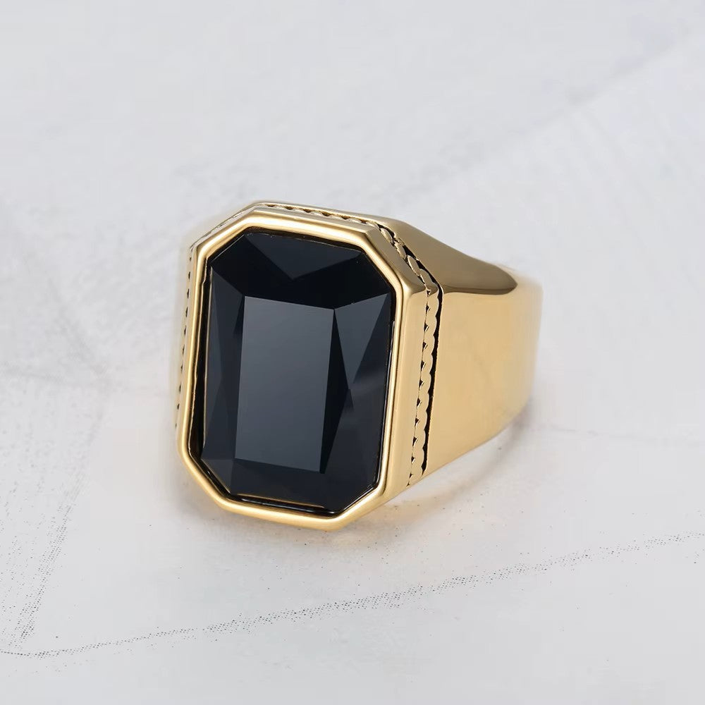 ANILLO RECTANGULAR PIEDRA