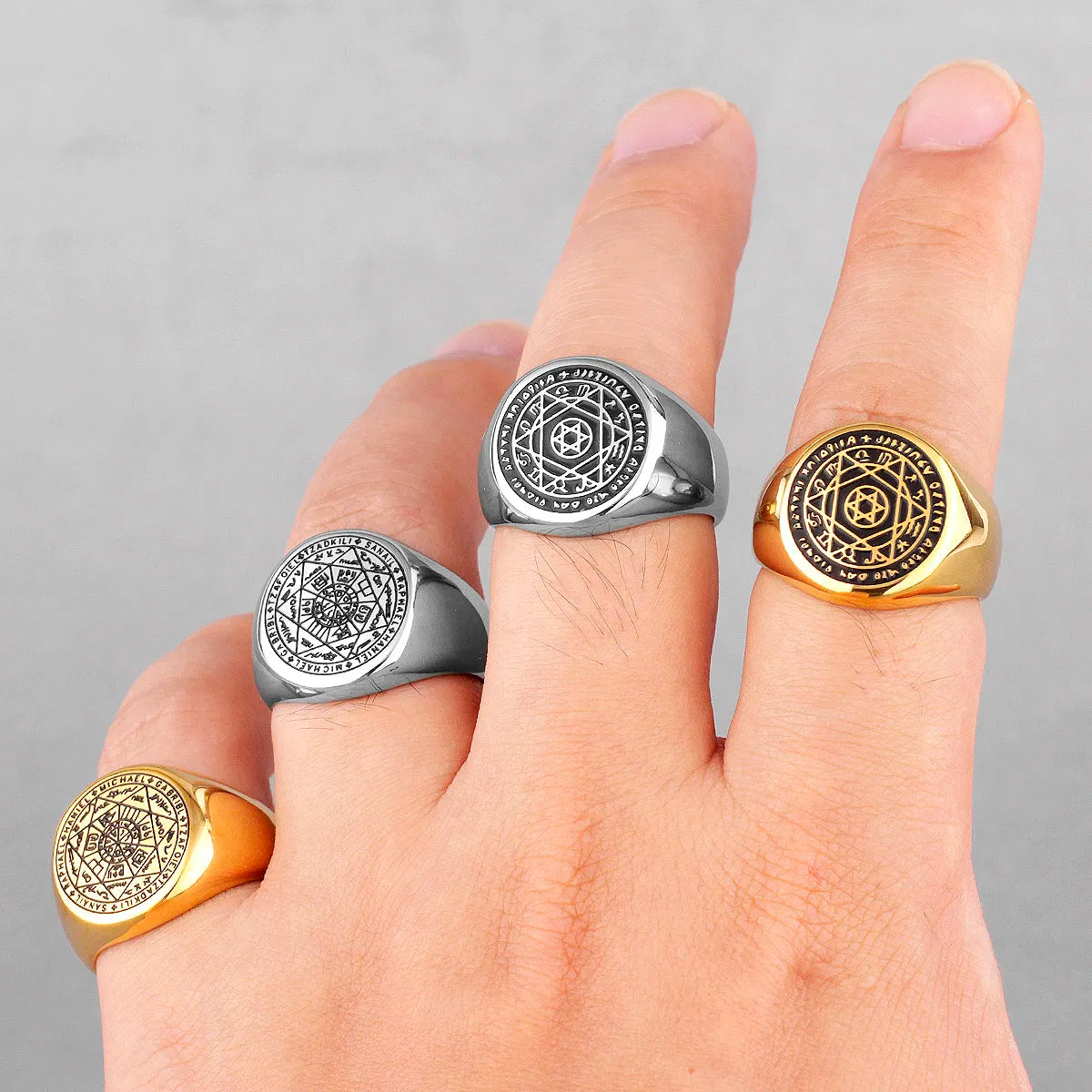ANILLO SELLO 7 ARCANGELES
