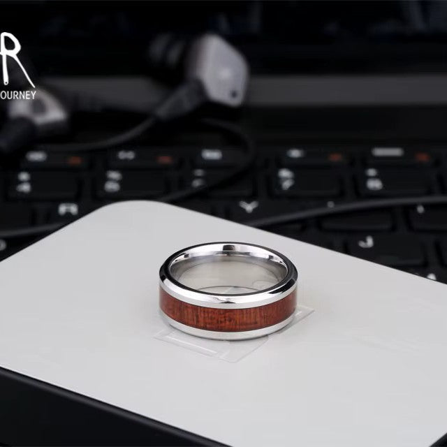 ANILLO LISO TIPO MADERA