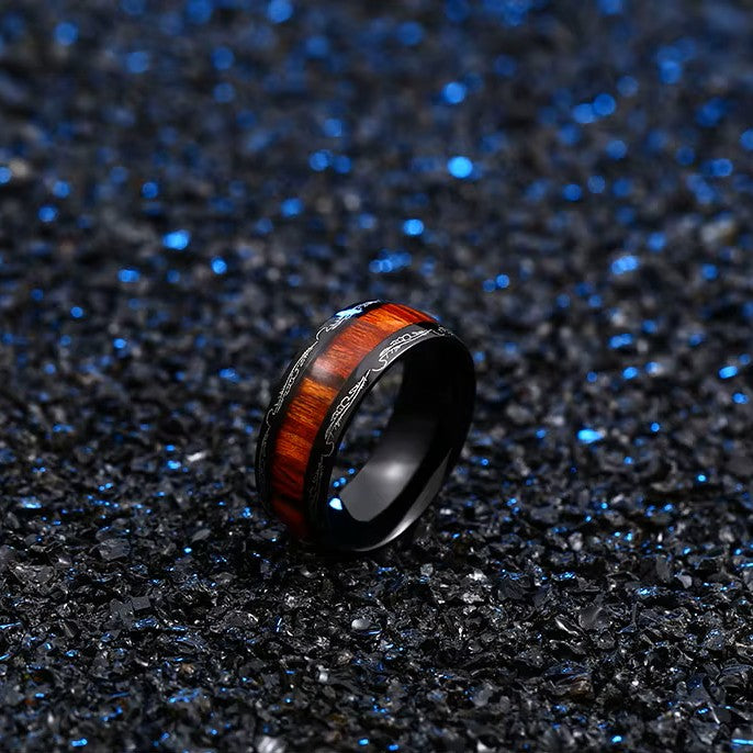 ANILLO LISO TIPO MADERA
