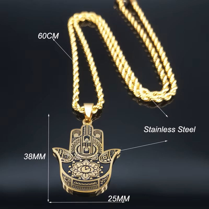 COLLAR MANO HAMSA