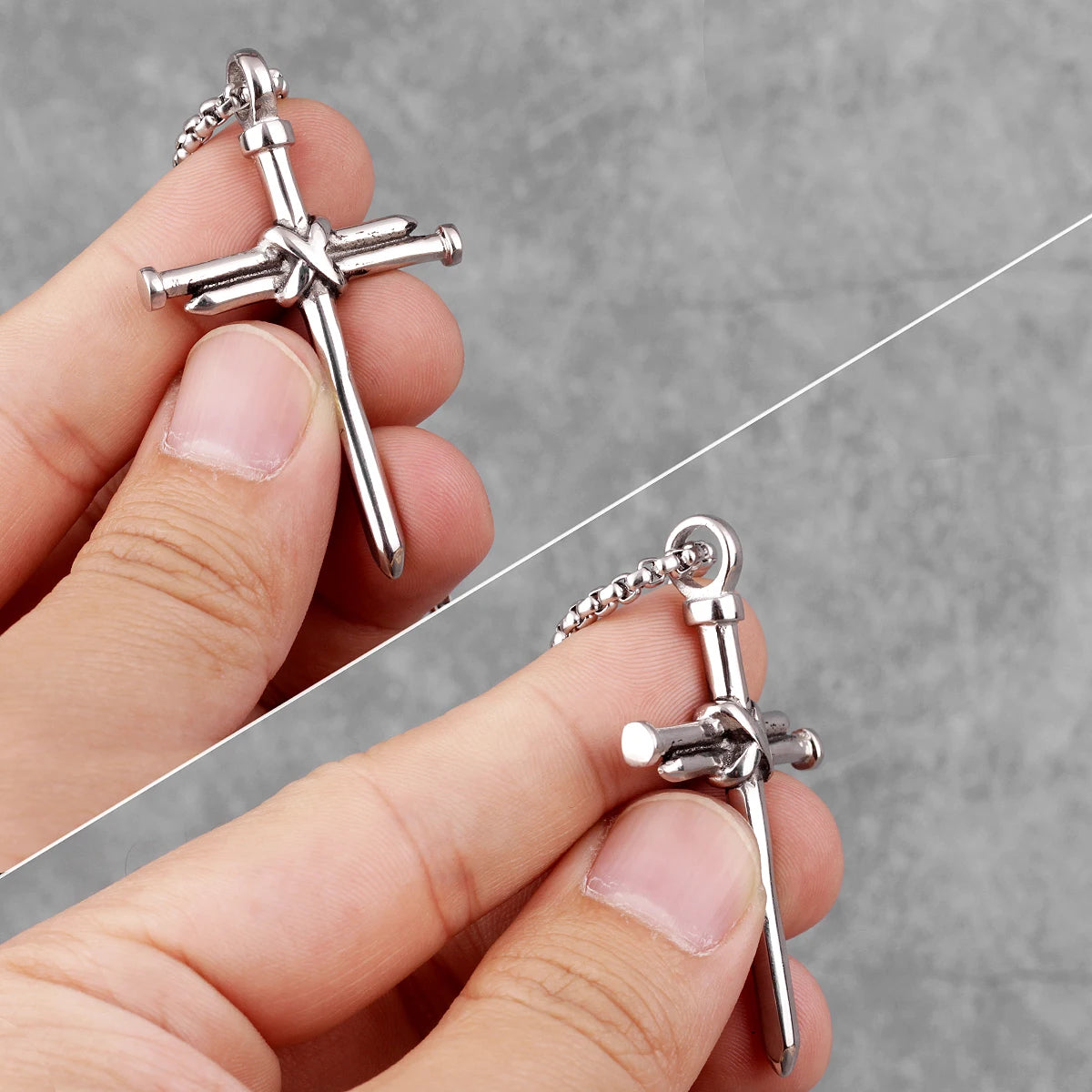 COLLAR CRUZ CLAVOS
