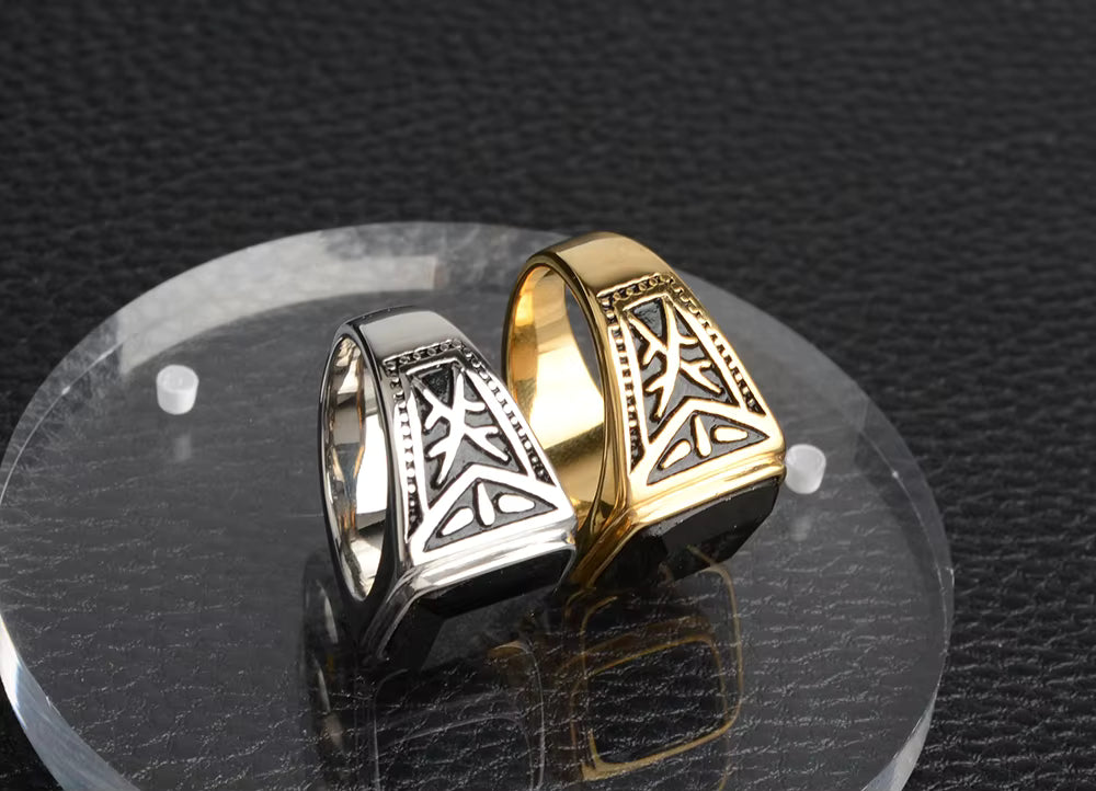 ANILLO CON PIEDRA DE ONIX