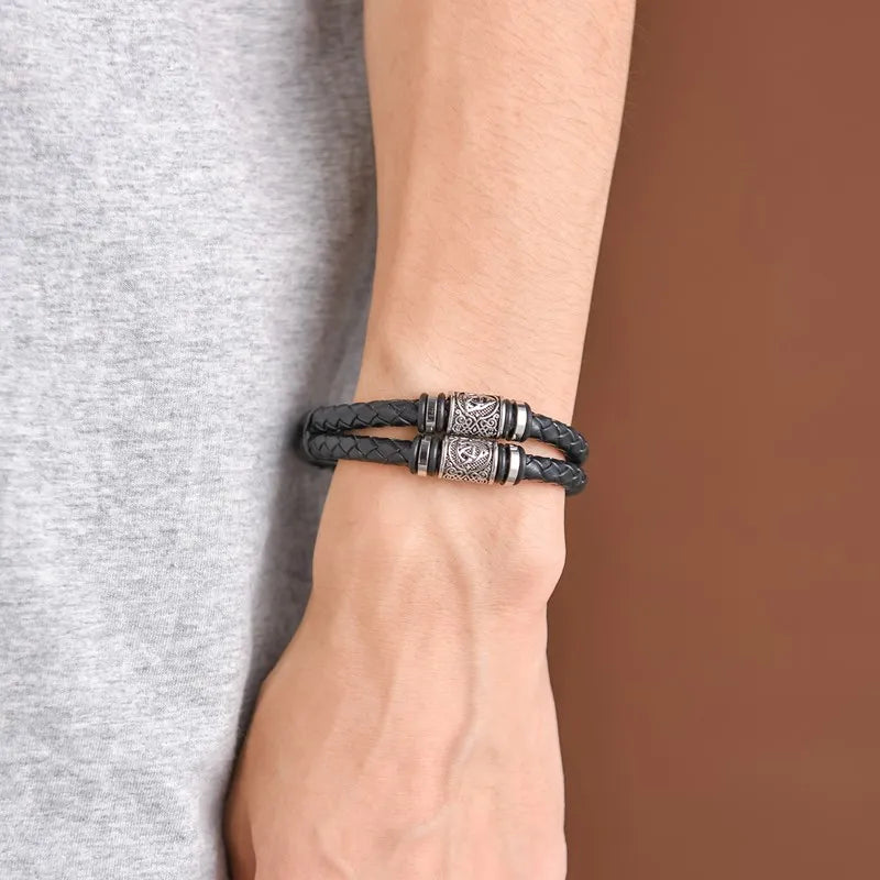 PULSERA DOBLE RUNAS VIKINGAS