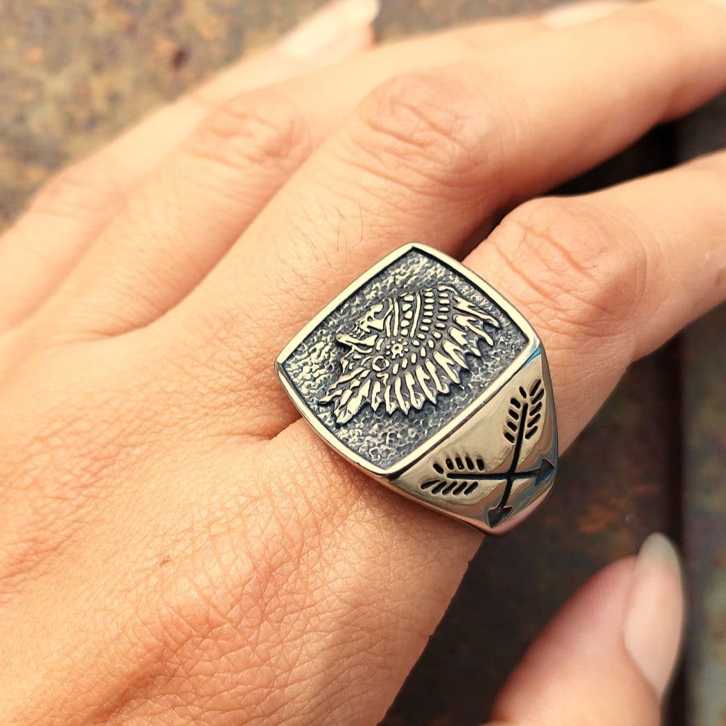 ANILLO CALAVERA INDIA