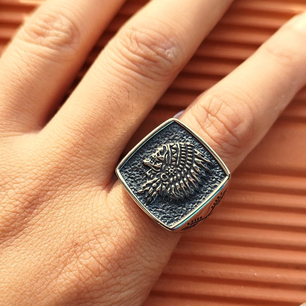 ANILLO CALAVERA INDIA