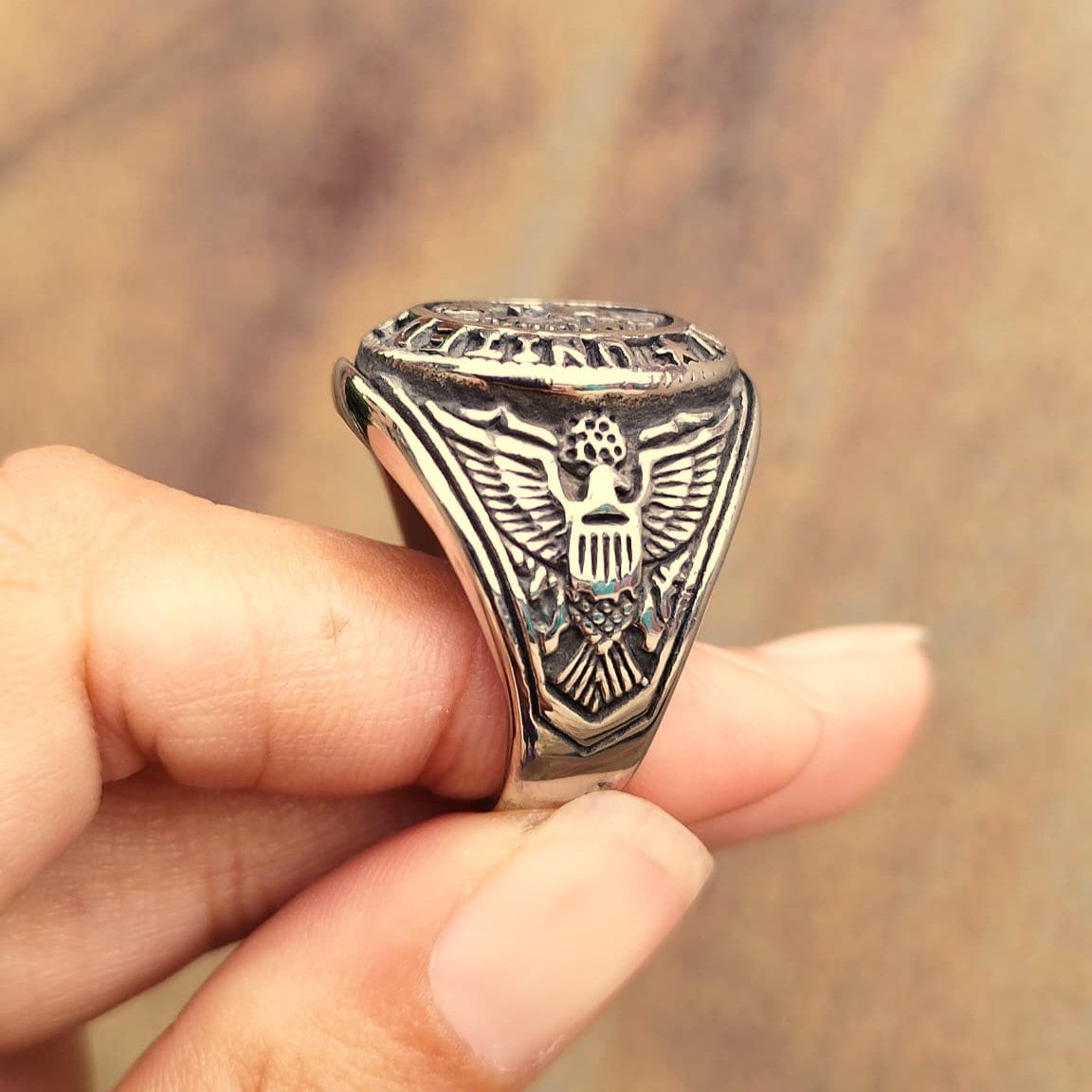 ANILLO ARMADA PLATEADO