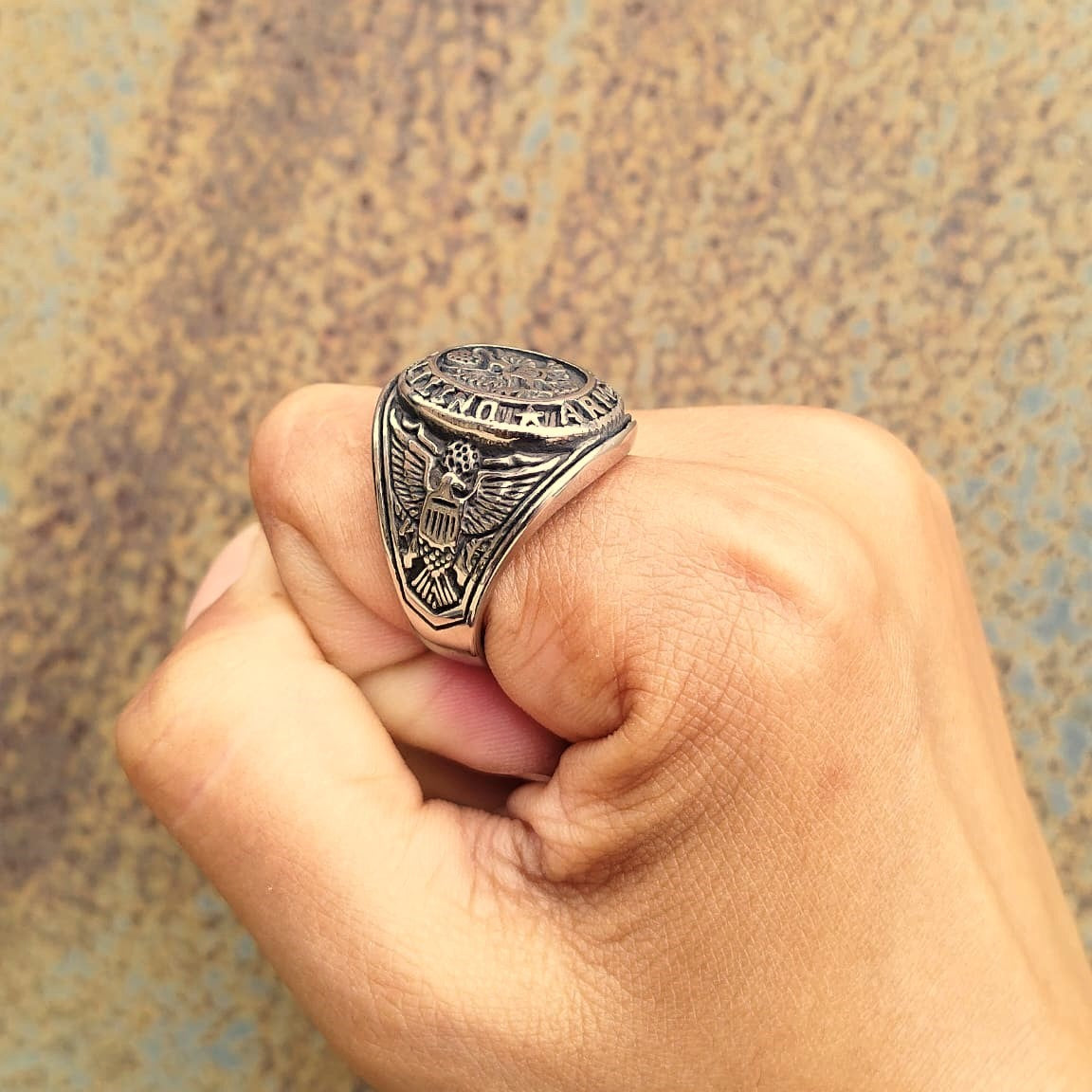 ANILLO ARMADA PLATEADO