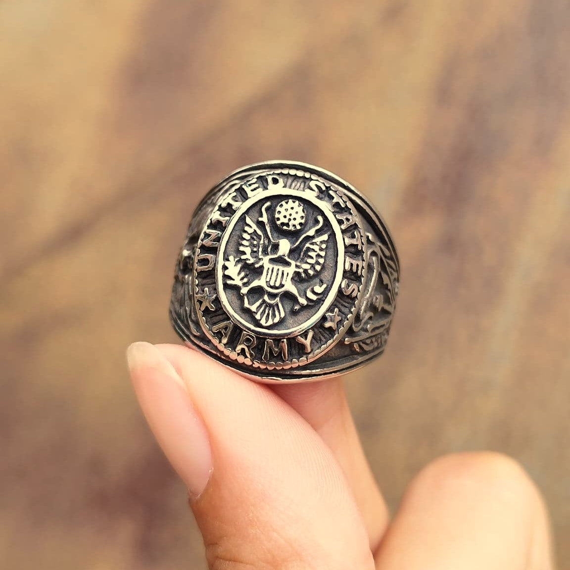 ANILLO ARMADA PLATEADO