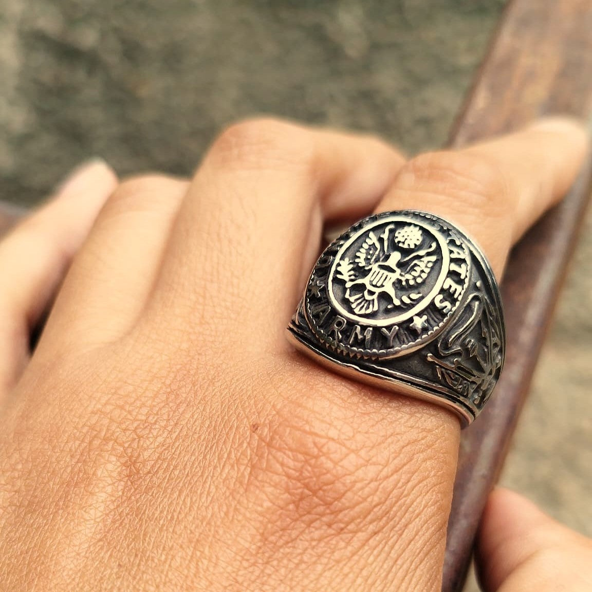 ANILLO ARMADA PLATEADO