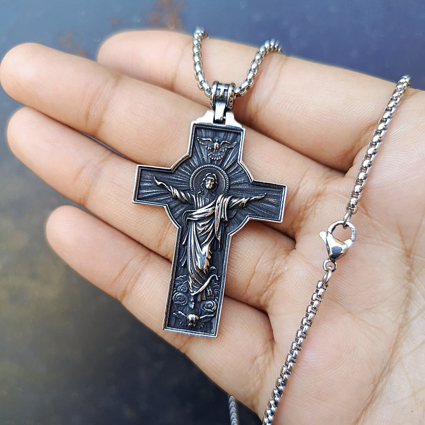 COLLAR CRUZ CON JESUS