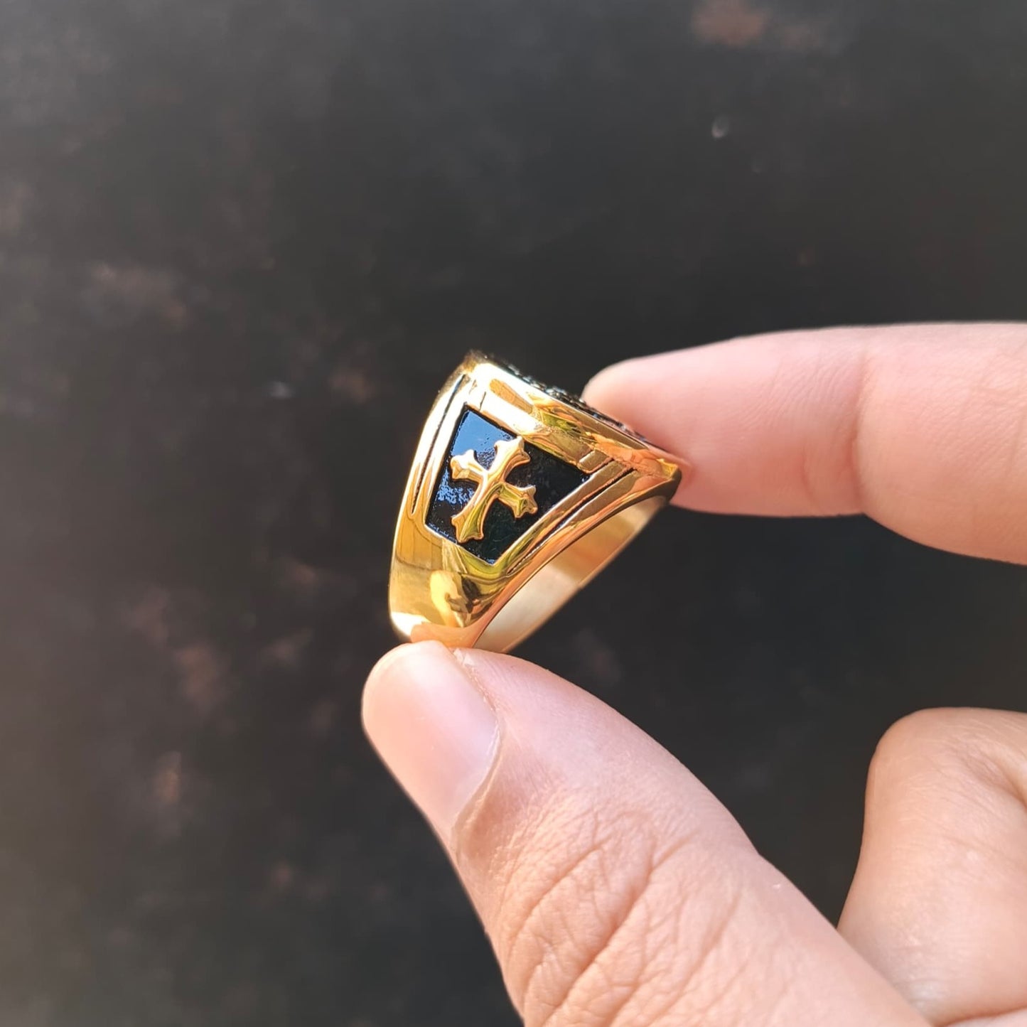 ANILLO SAN MIGUEL ARCANGEL DORADO
