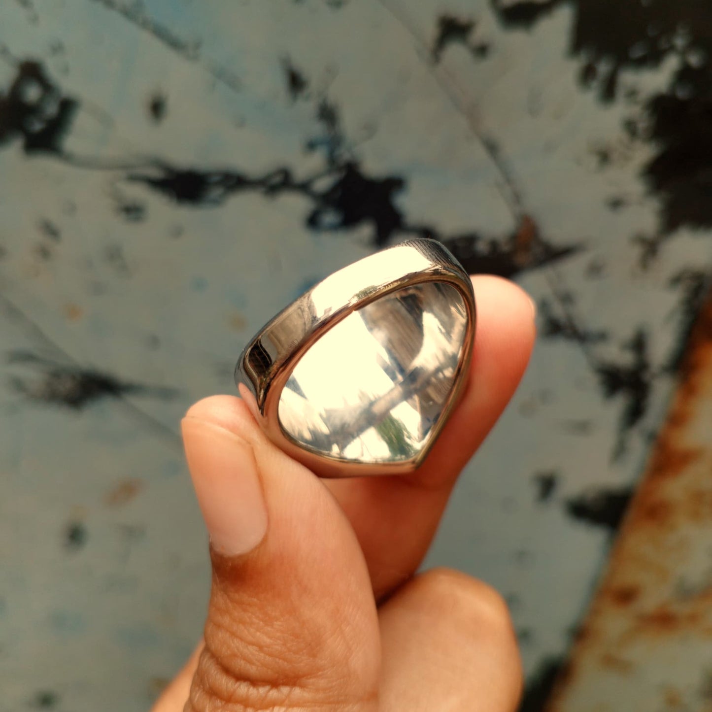 ANILLO PLATEADO NUMERO 13