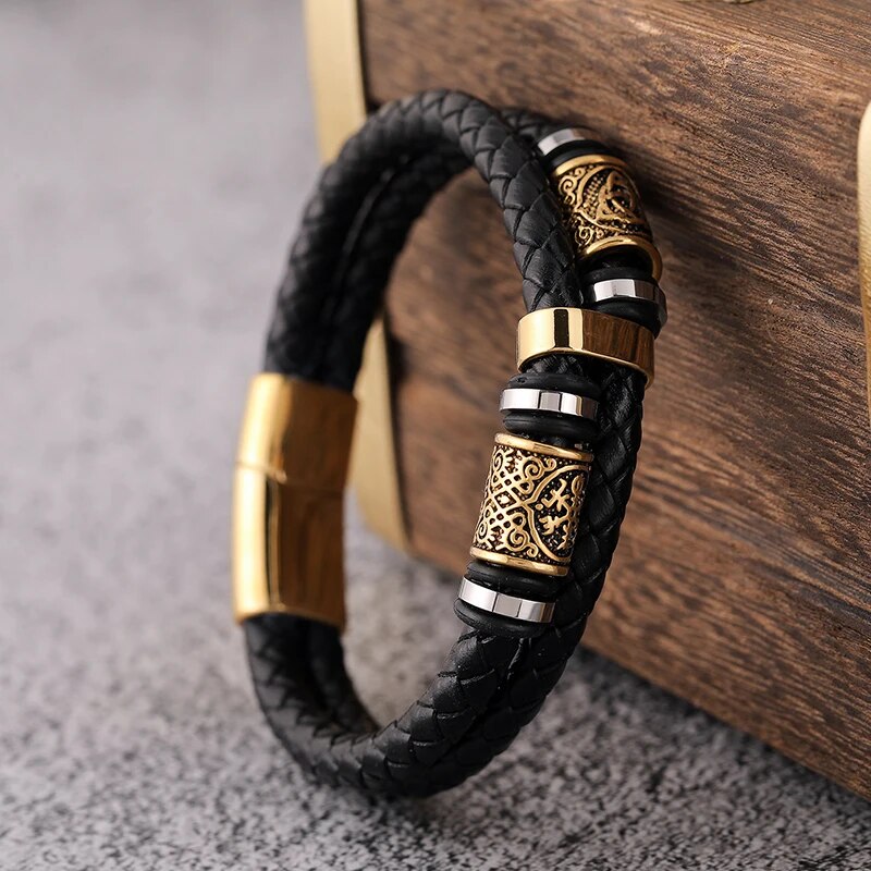 PULSERA VIKINGA DORADA