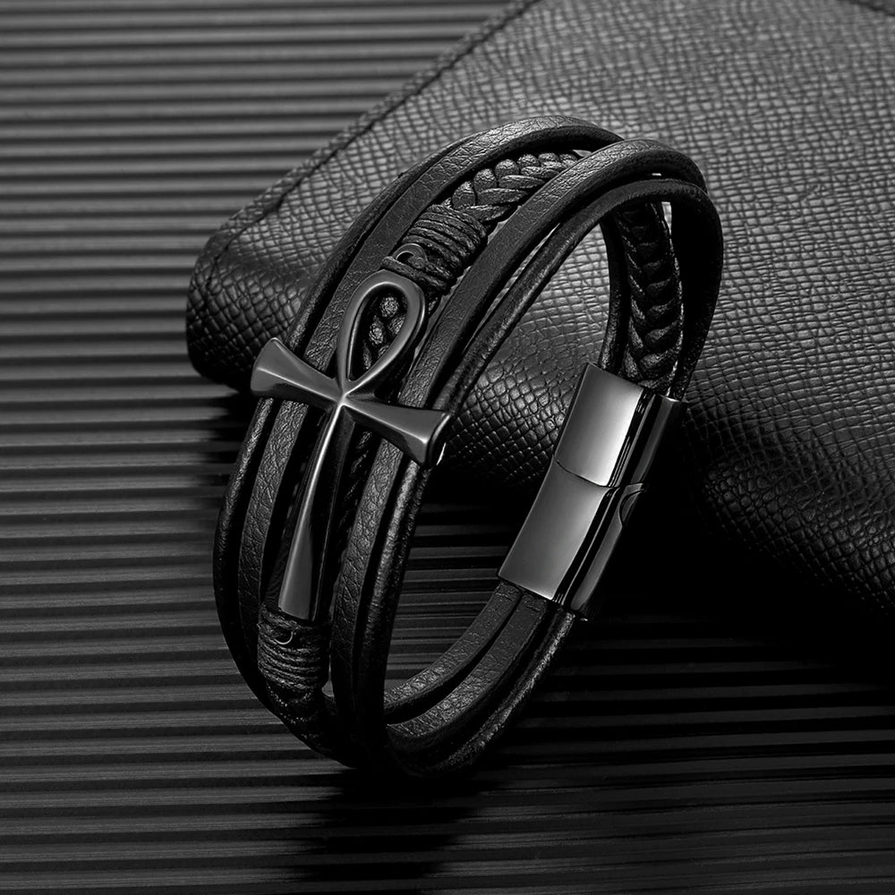 PULSERA CRUZ EGIPCIA