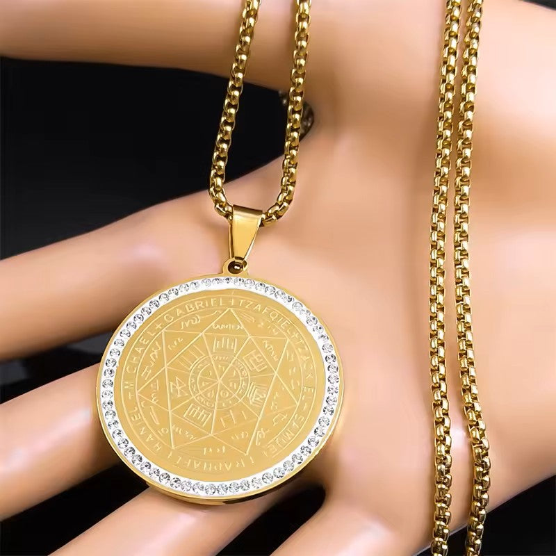 COLLAR 7 ARCANGELES CON CIRCONES