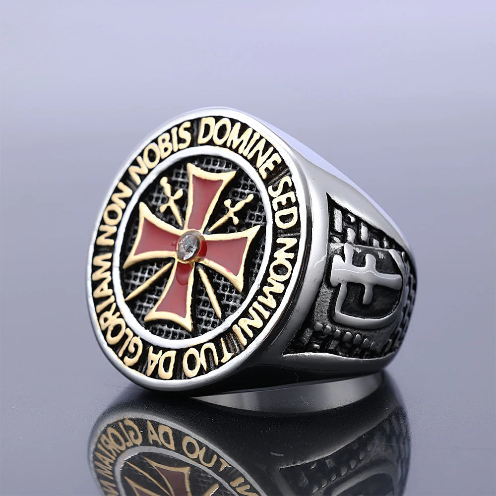 ANILLO CRUZ ROJA CRUZADA