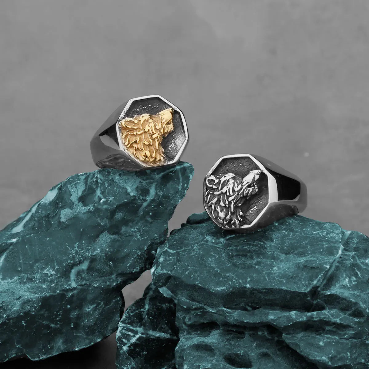 ANILLO VIKINGO LOBO