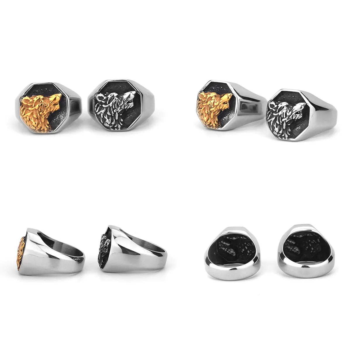 ANILLO VIKINGO LOBO