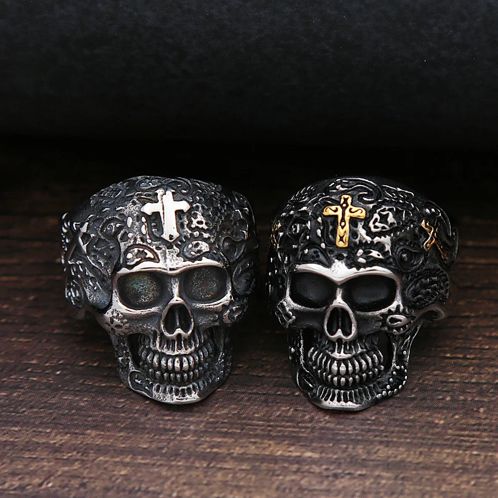ANILLO CALAVERA CRUZ