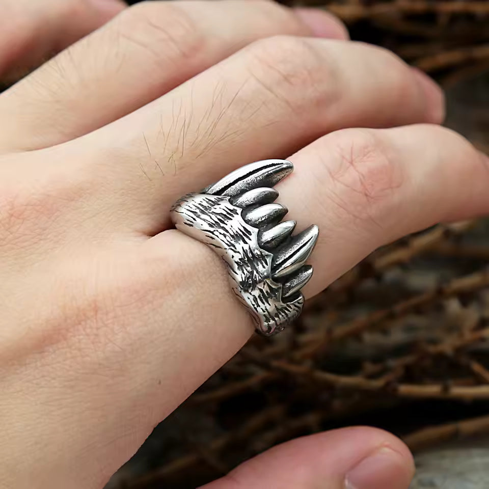 ANILLO DIENTES ANIMAL