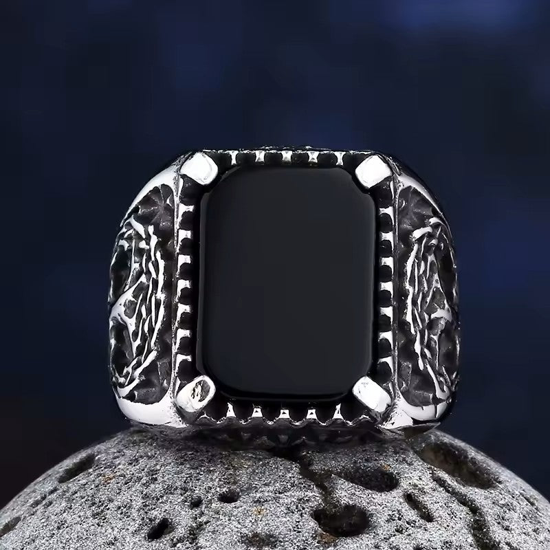 ANILLO ARBOL DE LA VIDA CON PIEDRA