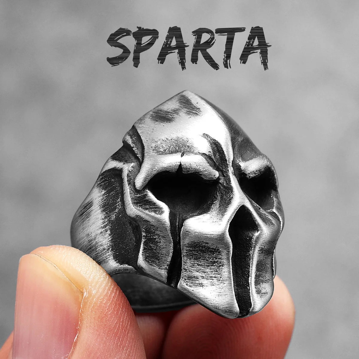 ANILLO CASCO ESPARTANO CALAVERA