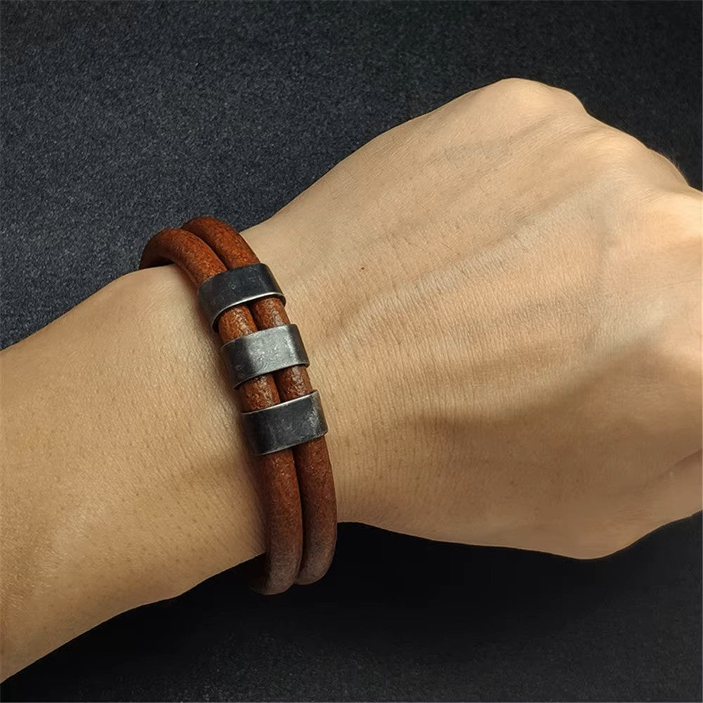 PULSERA DOBLE ENVEJECIDA