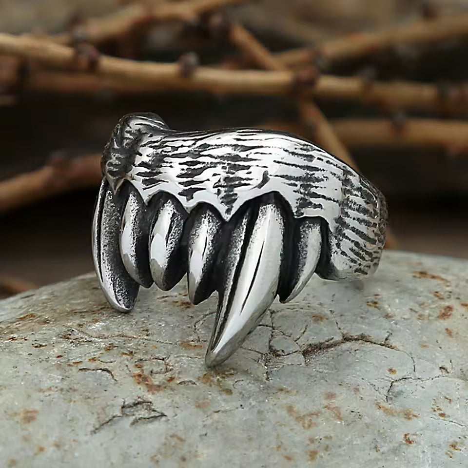 ANILLO DIENTES ANIMAL