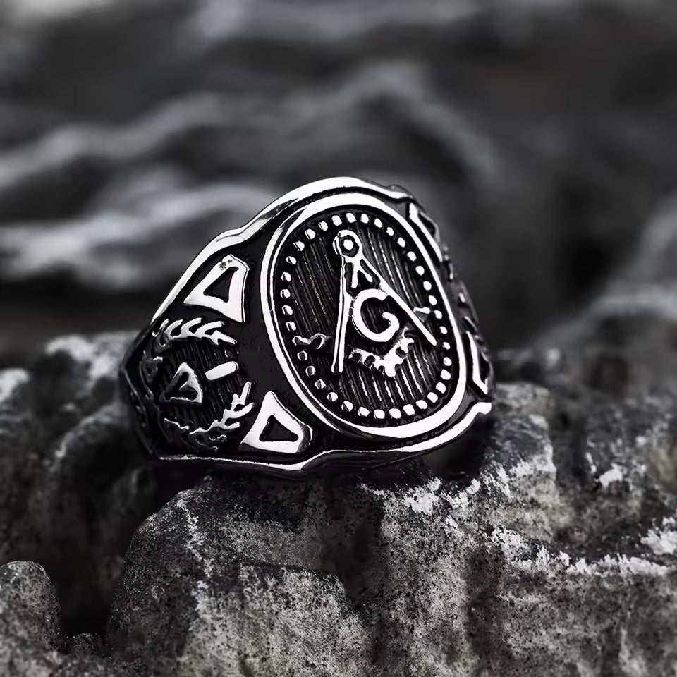 ANILLO MASON PLATEADO