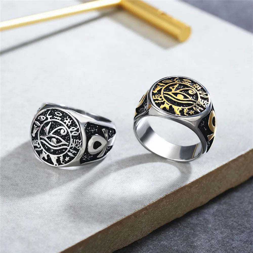 ANILLO OJO HORUS EGIPCIO