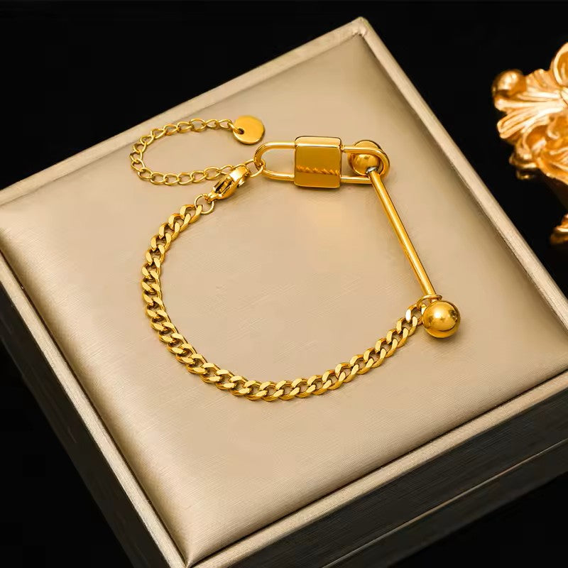 SET COLLAR Y PULSERA CANDADO