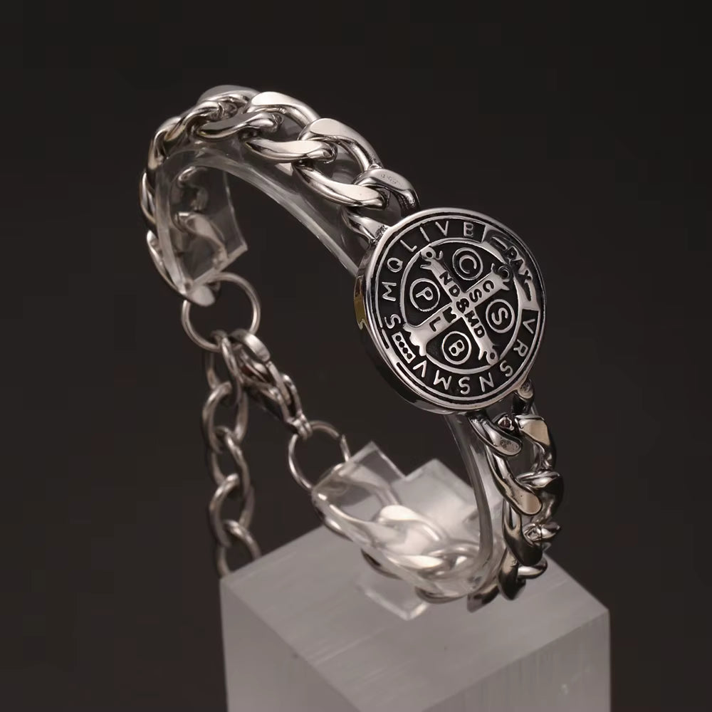PULSERA SAN BENITO TIPO CADENA
