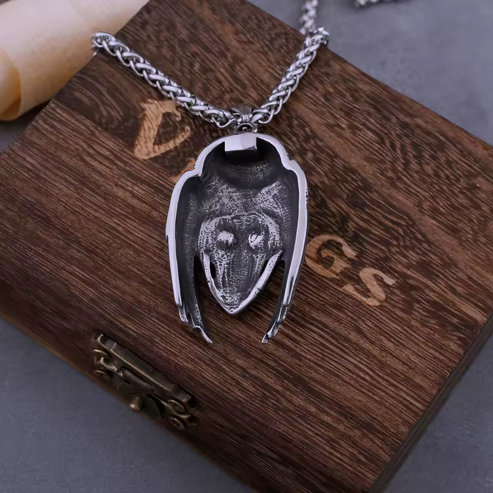 COLLAR BUHO CON CALAVERA