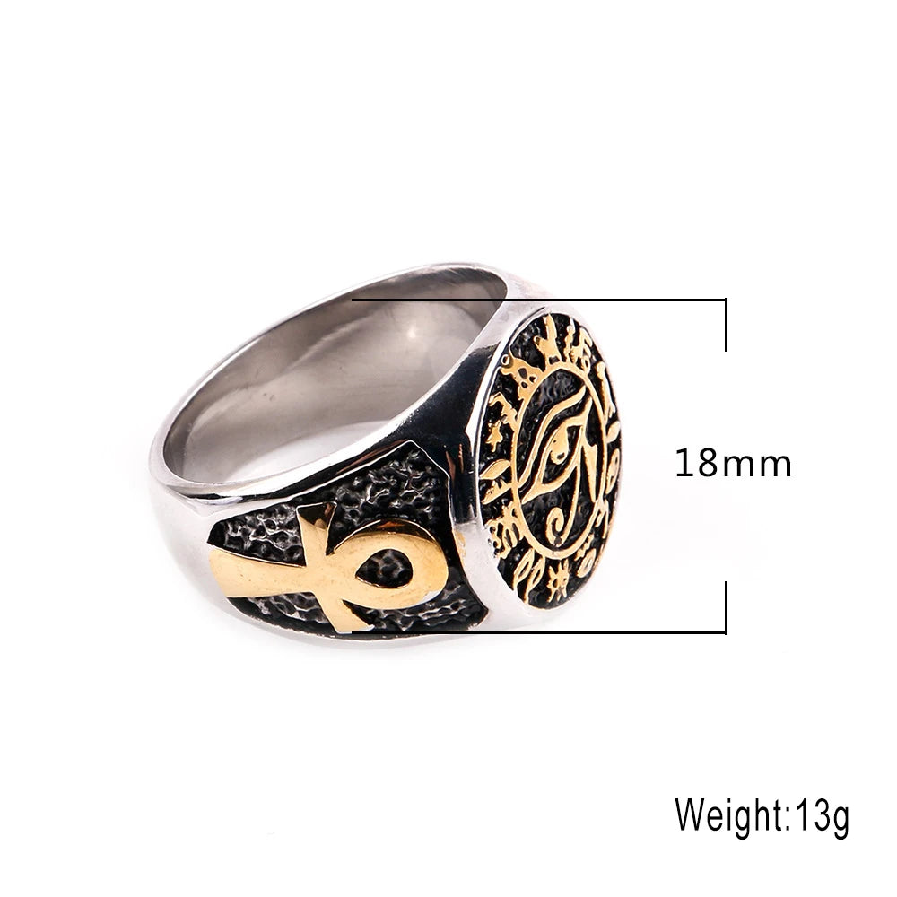ANILLO OJO HORUS EGIPCIO