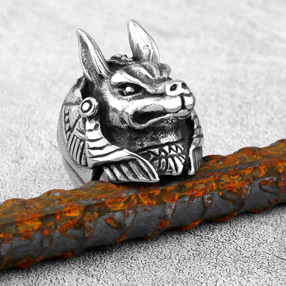 ANILLO ANUBIS EGIPCIO