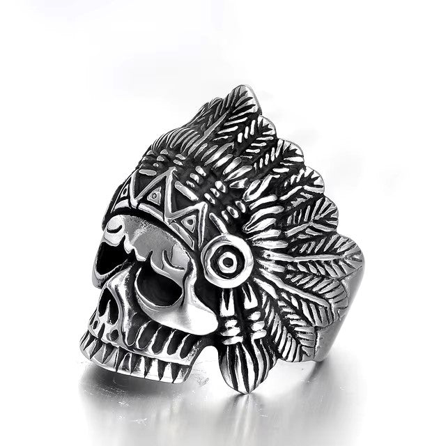 ANILLO CALAVERA INDIA