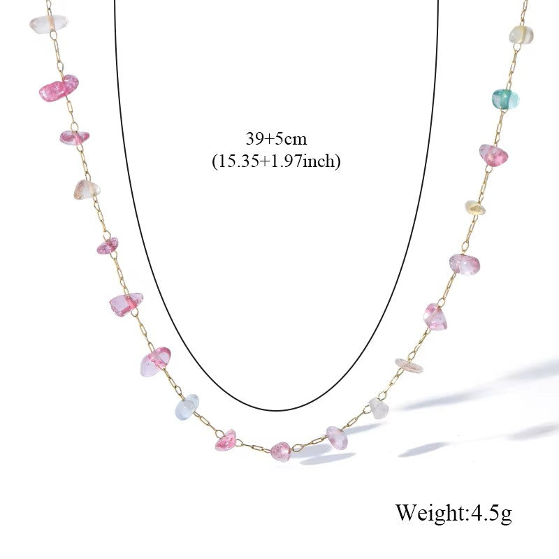 SET COLLAR Y PULSERA PIEDRAS