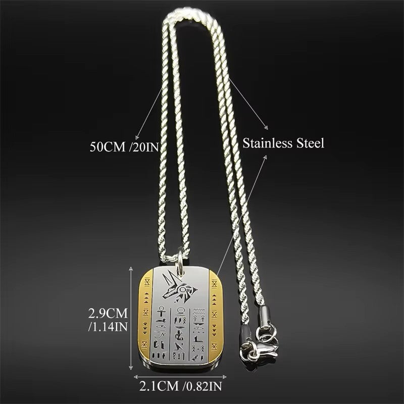 COLLAR PLACA EGIPCIA 2