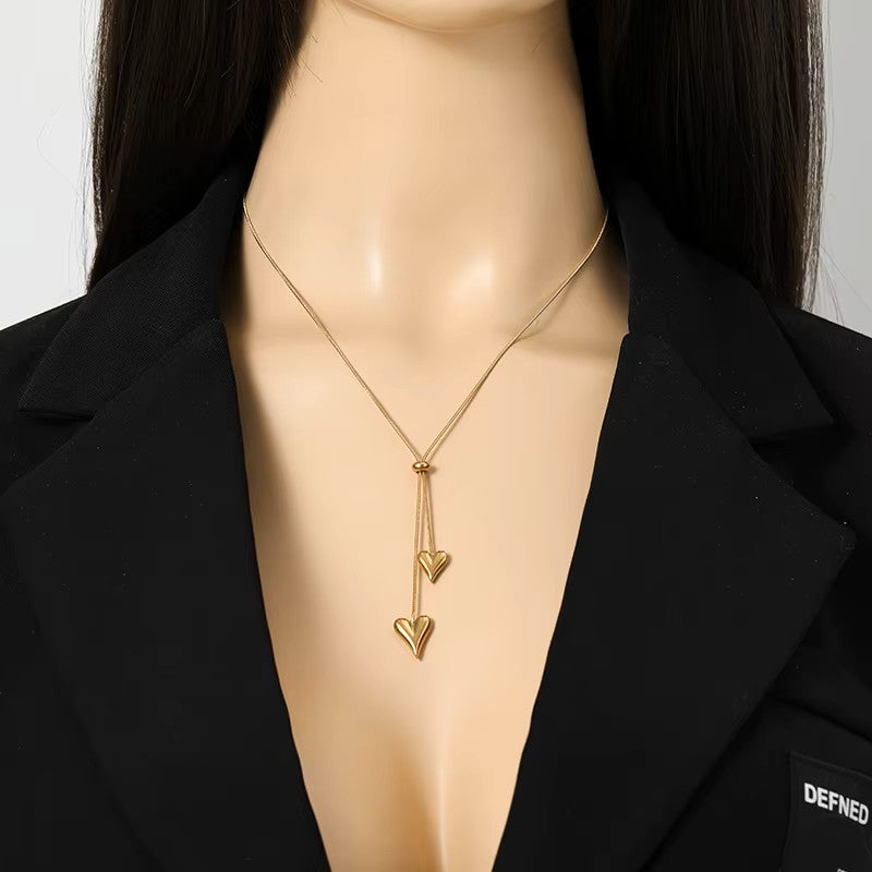 SET COLLAR Y SARCILLOS CORAZONES
