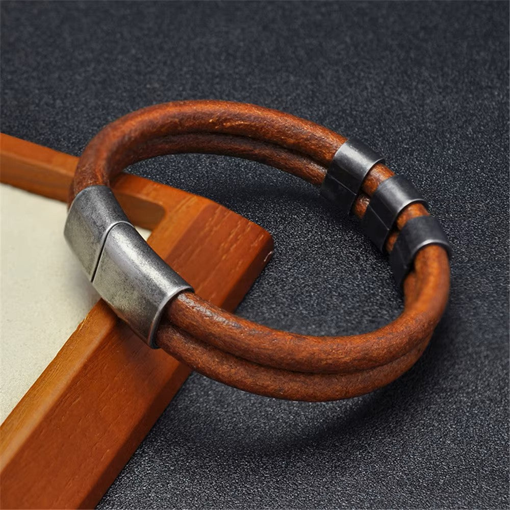 PULSERA DOBLE ENVEJECIDA